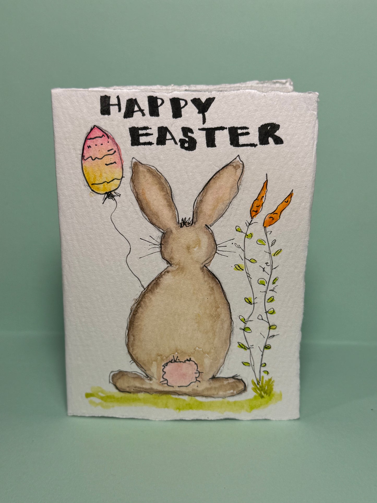 Easter Greeting Card - Cute Bunny