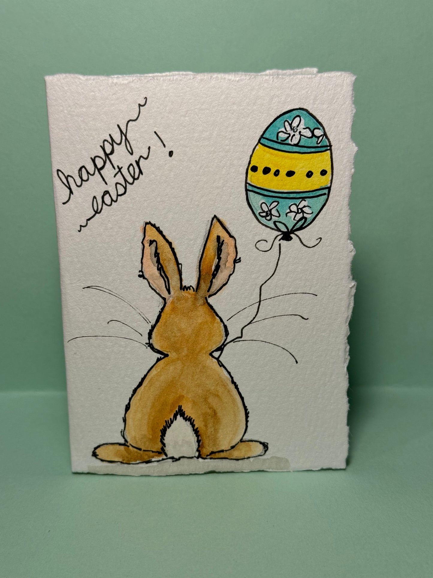 Easter Greeting Card - Cute Bunny